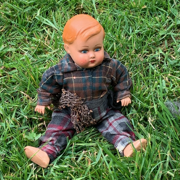 Antique Vintage Collector male boy Doll rare item Italy - Picture 4 of 15
